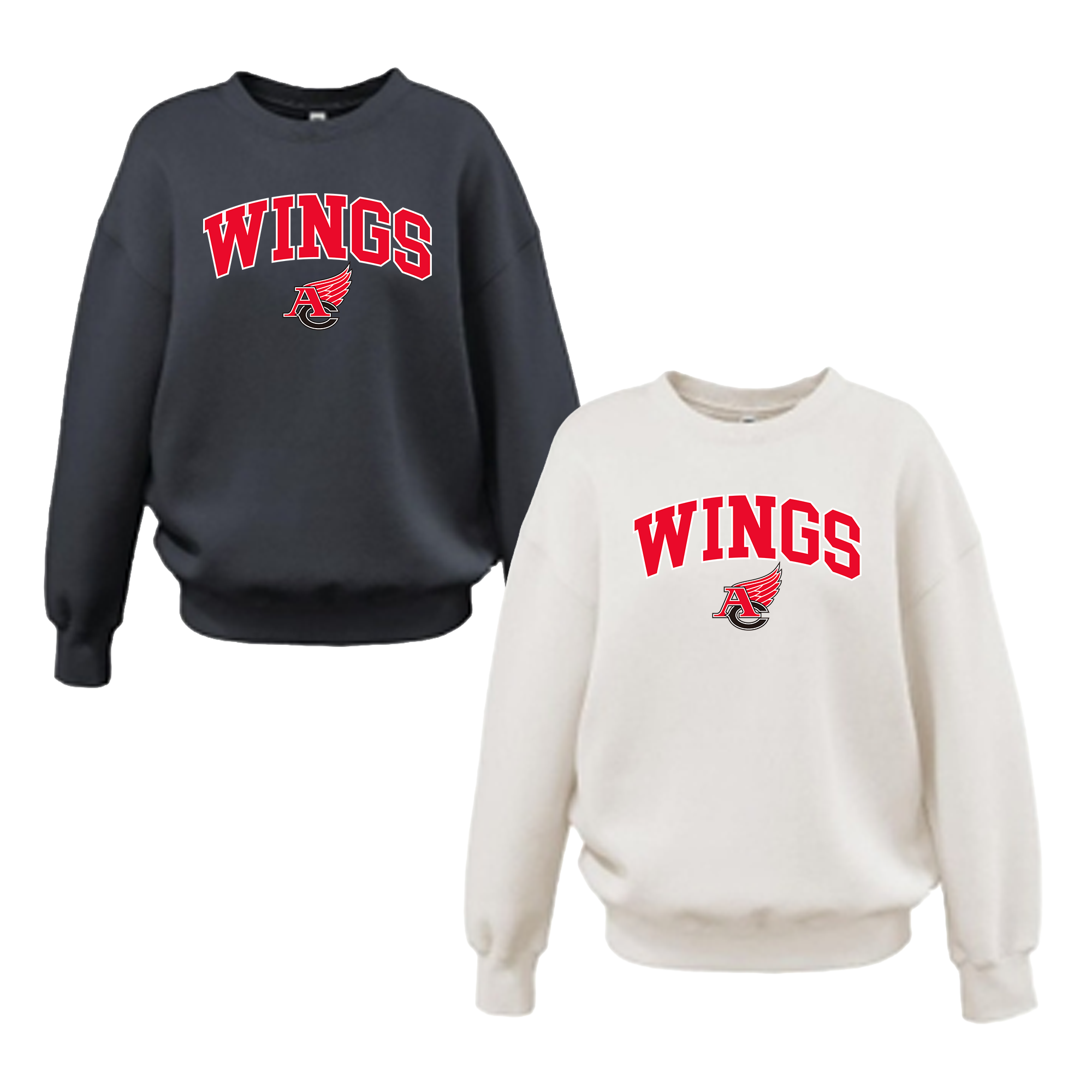 Pennant Ladies Oversized Cotton Crew
